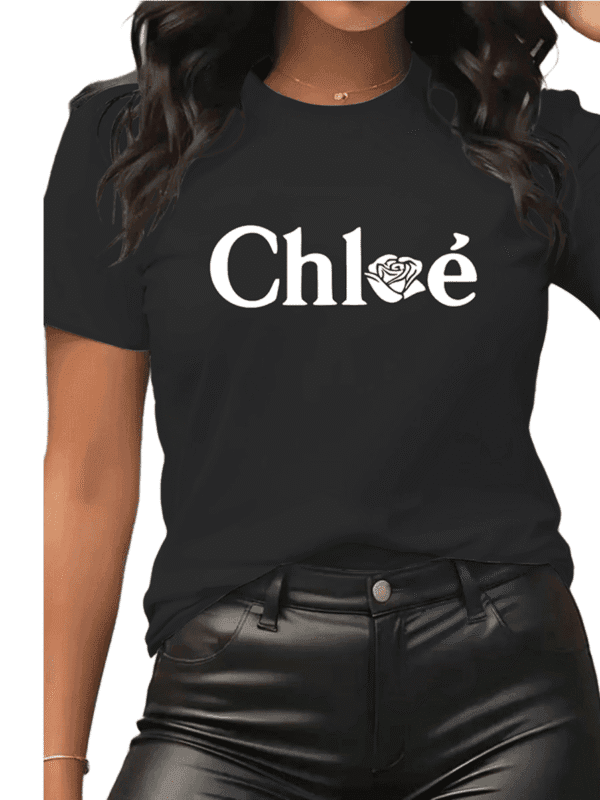 High-Quality Luxury Brand Alphabet Print T-Shirt – Women's Summer Fashion Streetwear Tee Top