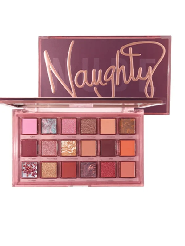 18-Color Pomegranate Eyeshadow Palette – Shimmer & Matte Waterproof Makeup