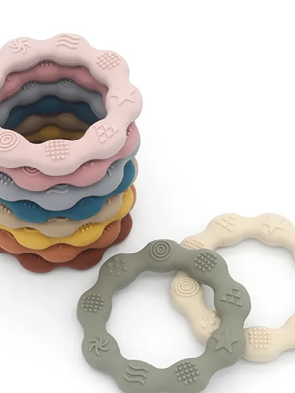 Silicone Baby Teether Toy – BPA-Free Molar Grip for Newborns & Baby Shower Gift