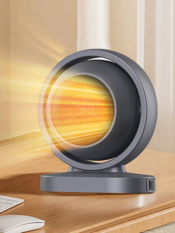 Mini PTC Electric Fan Heater | Portable Smart Bathroom & Home Air Blower