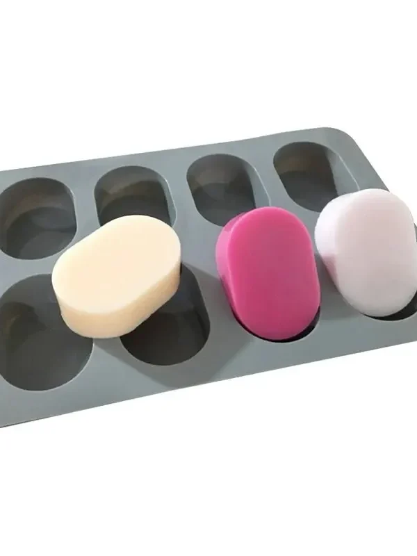 Hot Sale 8-hole Silicone Cake Mold Hand Soap Mold