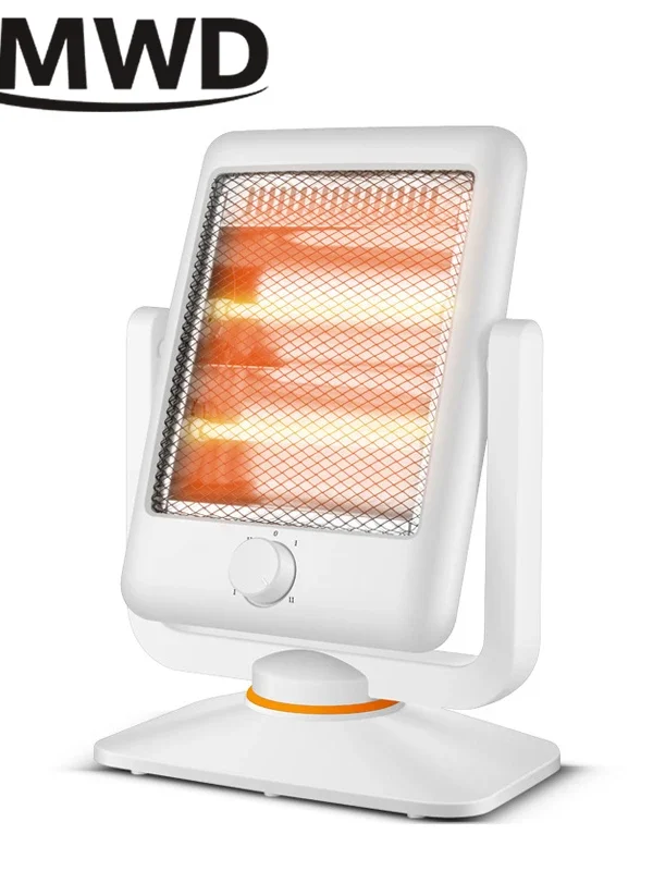 Quartz Tube Electric Heater | Rotating Foot Warmer with 2 Heat Levels