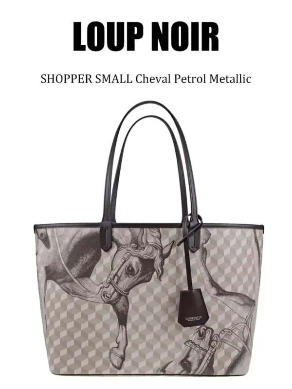 LOUP NOIR Designer Tote Bag for Women – Premium Quality, Large Capacity Shoulder Handbag