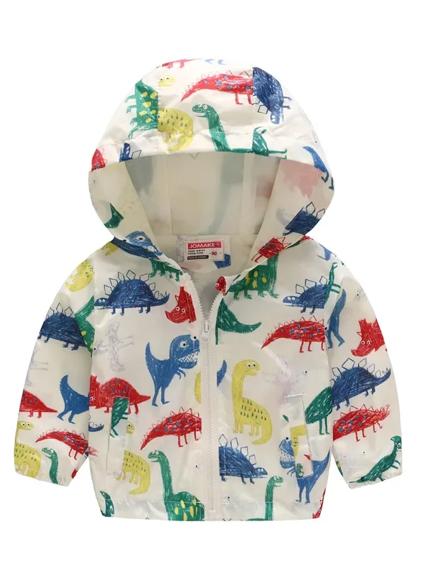 Autumn Lightweight Hooded Jacket for Kids – Casual Thin Outerwear for Boys & Girls (Toddler to Youth)