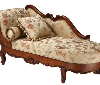American princess recliner bedroom living room fabric lazy sofa Taifei chair solid wood