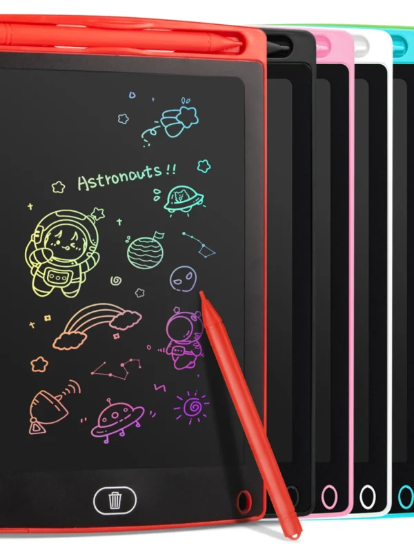 LCD Drawing Tablet for Kids – 6.5/8.5/10/12 Inch Erasable & Rechargeable Writing Toy Pad with Stylus