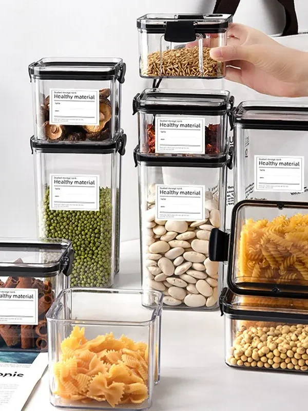 Transparent Food Storage Containers