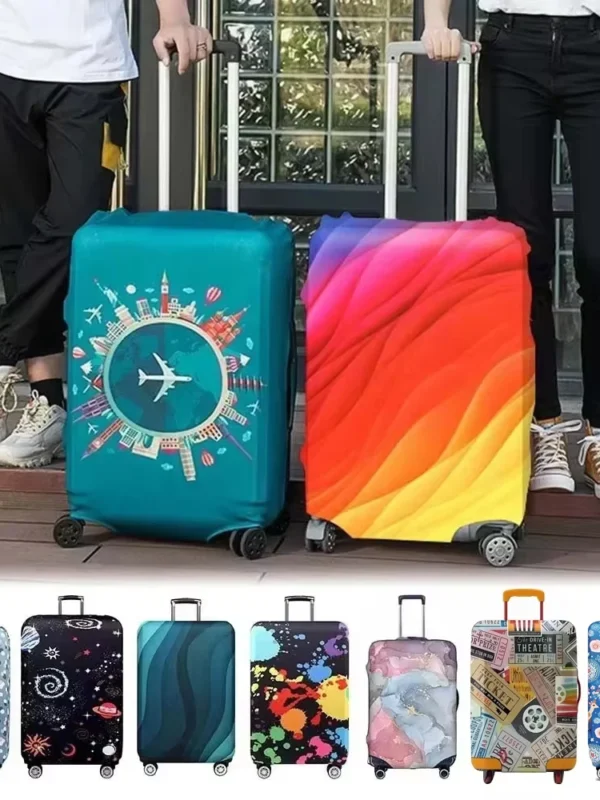 Stretch Luggage Cover – Travel Suitcase Protector for 18–32 Inch Bags | Durable Dustproof Washable Travel Accessory