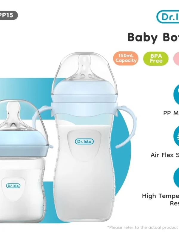 Baby PP Feeding Bottle with Handle – BPA-Free Newborn Milk Bottle (150/240/330ML)