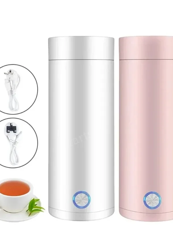 Portable Electric Kettles Cup 400ml 220V Tea Coffee Milk Electric Kettle Travel Boil Water Keep Warm Kitchen Appliances Thermo