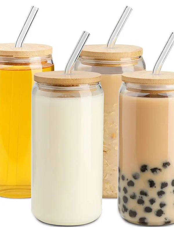 Multifunctional Bamboo Lid Glass