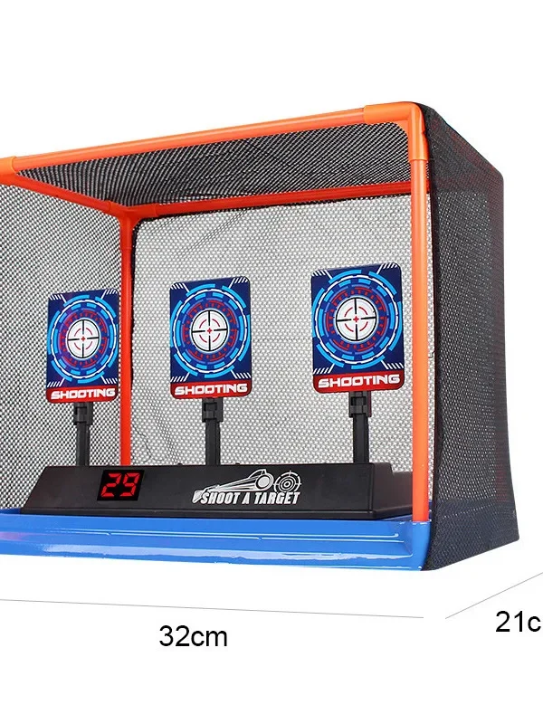 Targets for Nerf Guns Auto Reset Electric Shooting Target Accessories Kids Sound Light Shooting Game Toys High Precision Scoring