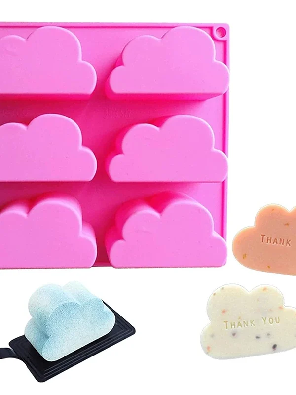New Cloud Silicone Mold For Soap Making Supplies Pudding