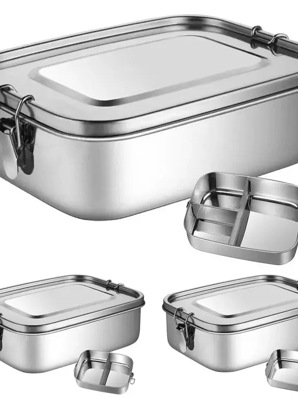 Separate Bento Lunch Box – 304 Stainless Steel