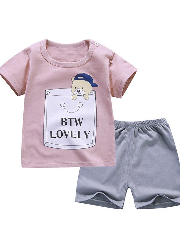 Pure Cotton Boys Korean Baby Clothes Wholesale New T-shirt Girls Kids Clothes