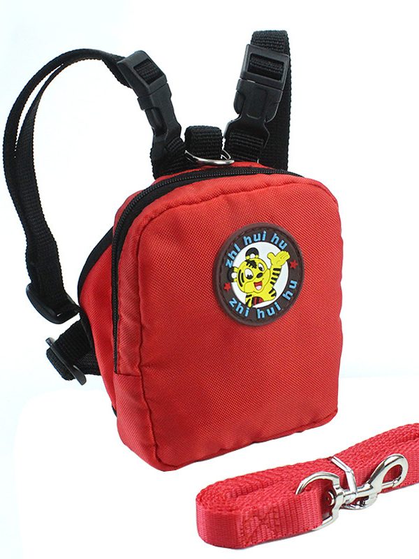 Pet traction from backpack
