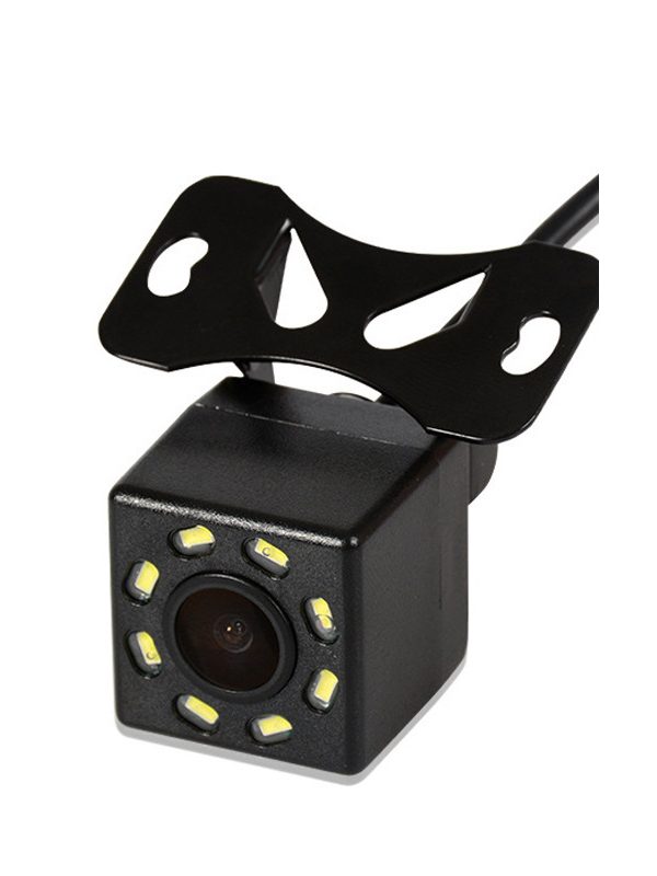Car square head 8 lights camera