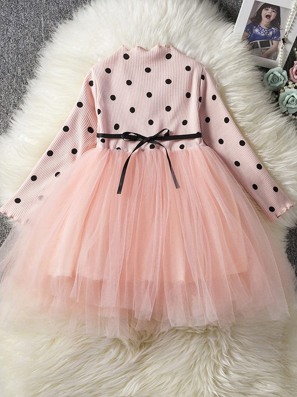 Baby Girls Spring Winter Long Sleeve Tutu Lace Dresses Infantil Newborn 1st Birthday Party Clothes Christening Gown Casual Wear