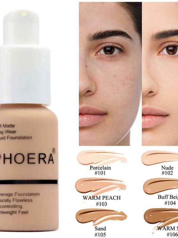 Explosive Press Type Oil Control Natural Color Matte Concealer Foundation Cream