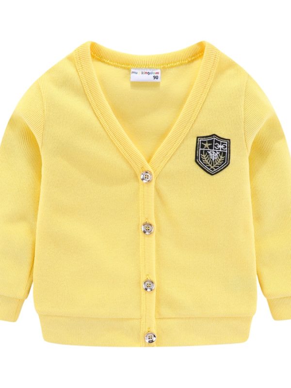 Baby simple cardigan coat