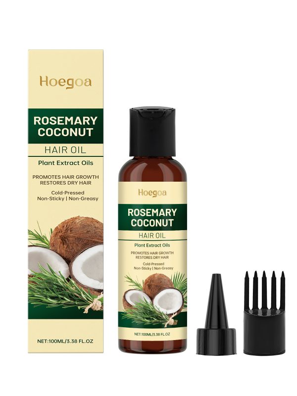 Rosemary Coconut Hair Oil Nourishing Moisturizing Fragrance Care Hair Care