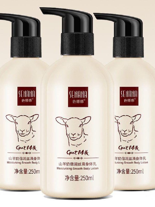 Goat's Milk Body Lotion Hydrating Moisturizing Peeling Chicken Skin