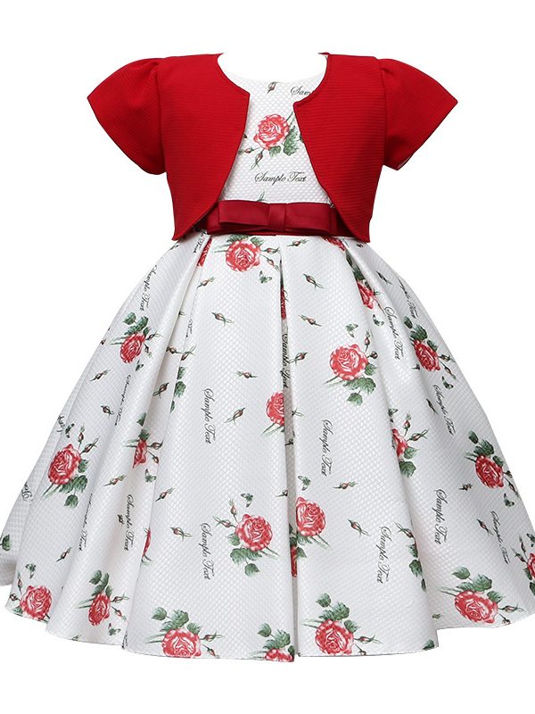 Princess Girl Two Piece European And American Childrens Dress