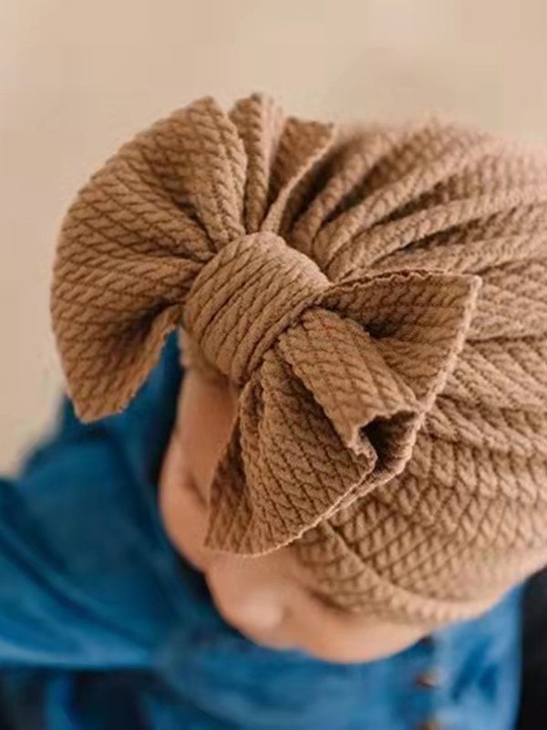 New Autumn And Winter Sunken Stripe Children Hat