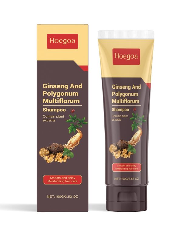 Ginseng And Polygonum Multiflorum Shampoo Nourishes Hair Roots