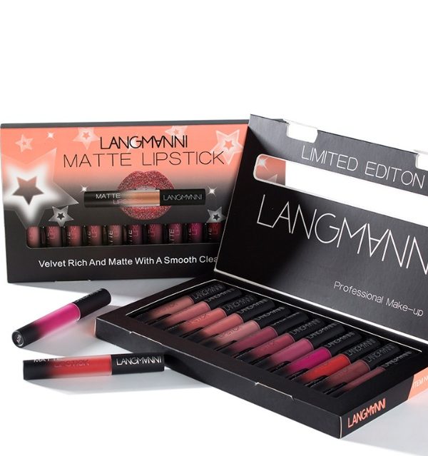 Matte Lipstick Waterproof Long-lasting Velvet Lipstick Set