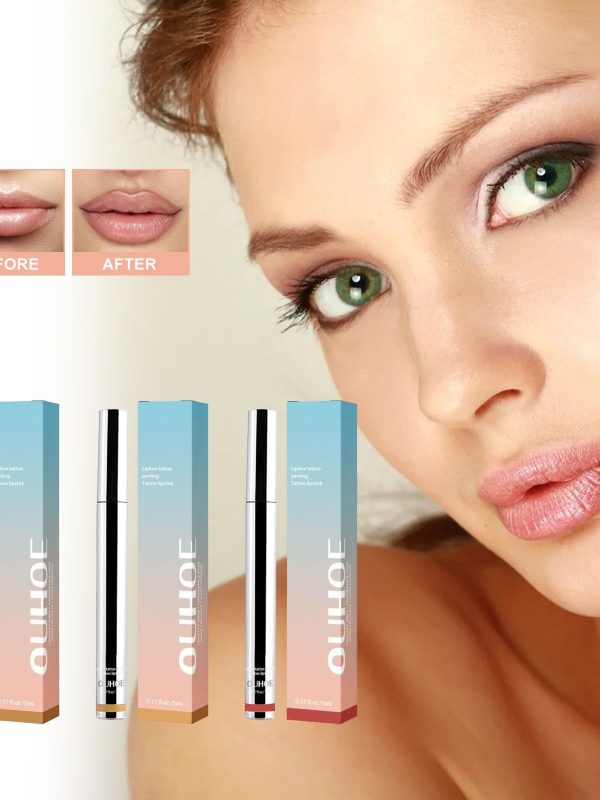 Mineral OilOUHOE Peel Off Lipliner Plump Lip Lines Show Lip Color Without Taking Off Makeup Peel Off Lipliner