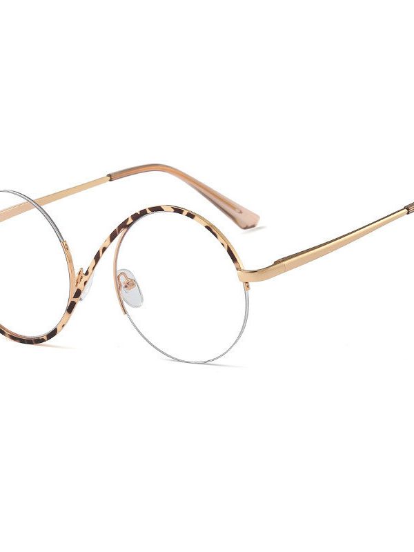 Metal Half Frame Optical Anti Blue Glasses