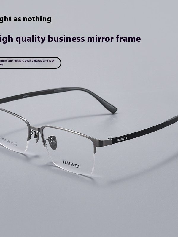 Ultra-light Titanium Frame Plastic Steel Leg Glasses