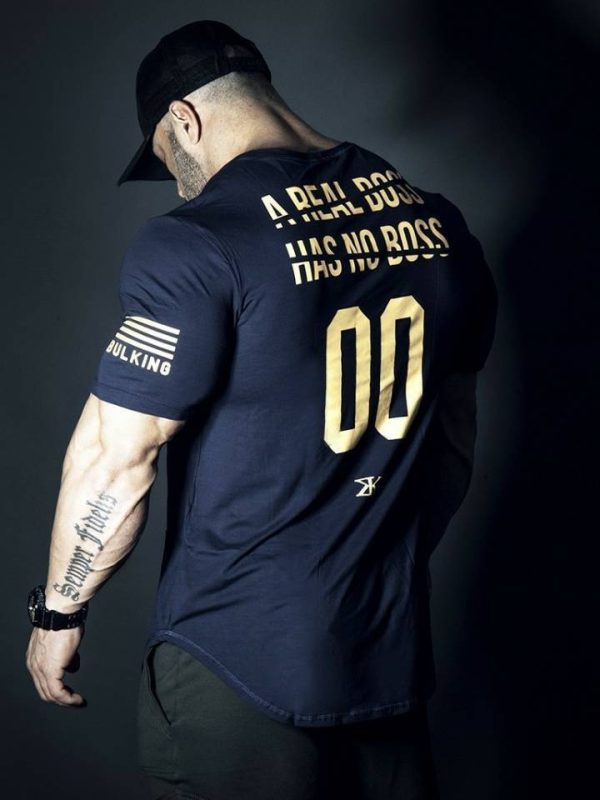 Round neck stretch fitness t-shirt