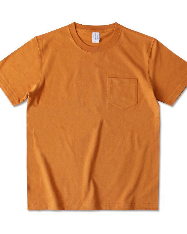 Round Neck Pocket Short Sleeve Men's And Women's T-shirts
