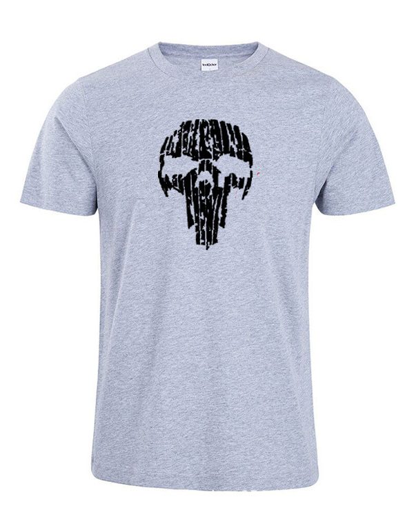 Sports Pure Cotton Exercise Casual Print Broken Skull