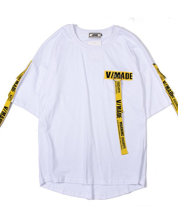 Floating wide loose sleeve short sleeve