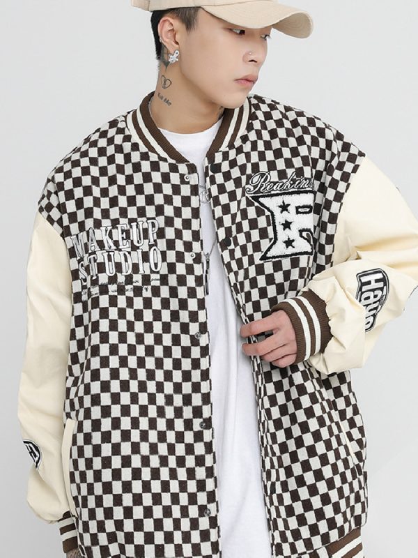 Stitching Men's And Women's Couple Jackets