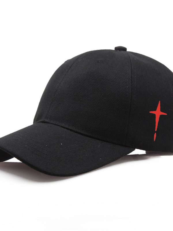 Baseball Cap Men's Polyester Cotton Cross Print Casual Sun Hat