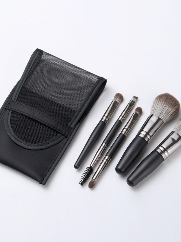 Makeup 5 PCs Mini-portable Suit Makeup Brush Tools
