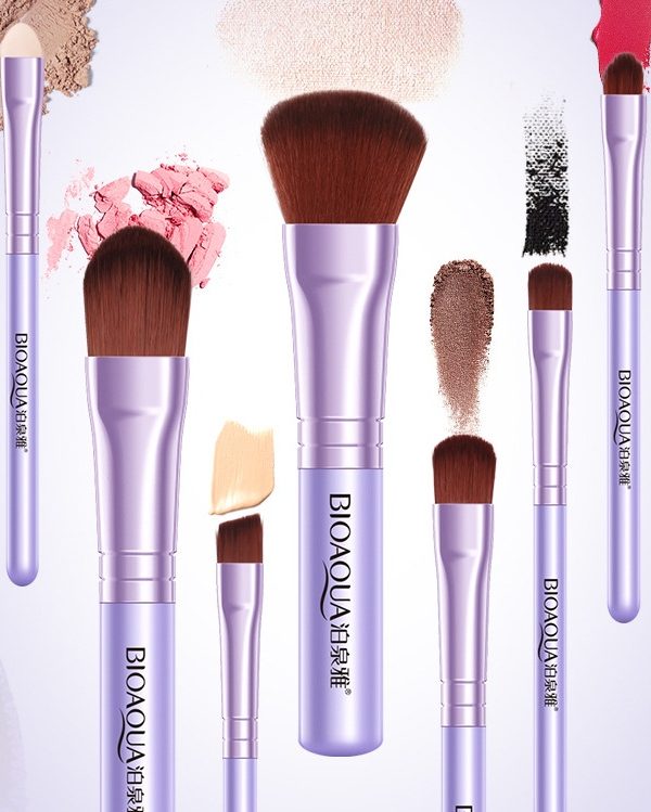 Fine makeup brush set