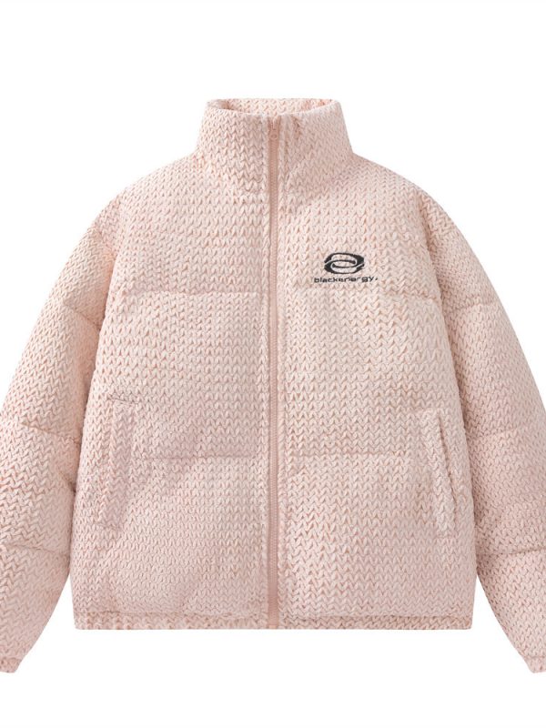 Warm Stand Collar Cotton-padded Coat Men