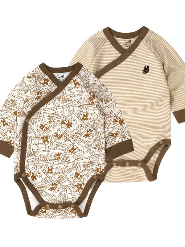 Baby Comfortable Climbing Clothes Cute Embroidered Romper