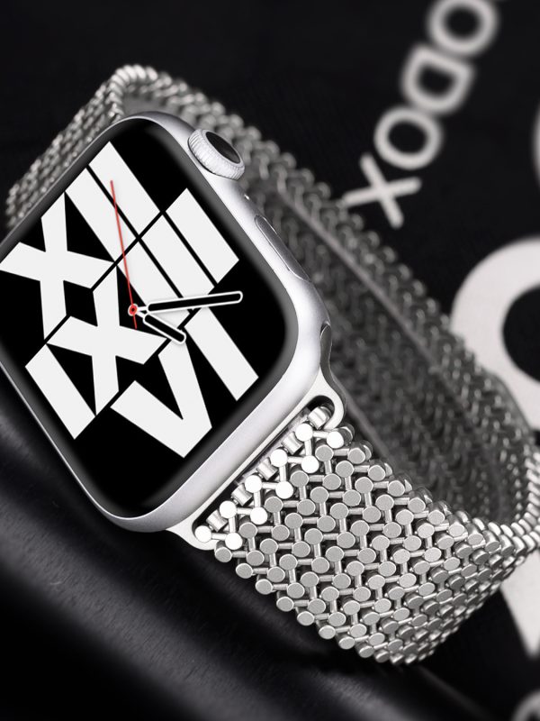 Watch Strap Stainless Steel Loop Magnetic Metal