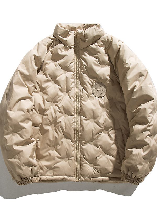 Japanese-style Retro Loose Embossed Cotton Jacket