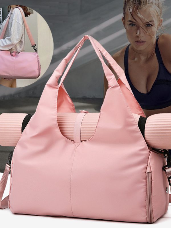 Women Yoga Bag Sports Fitness Dry And Wet Separation Large Capacity Storage Travel Bags Can Carry Yoga Mats