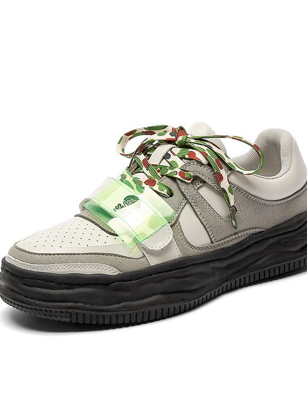 Retro Color Matching Sports Board Shoes For Men