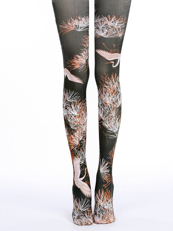 Printed silk stockings personalized socks