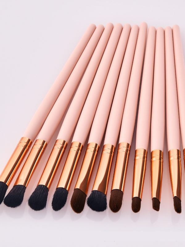 Makeup Wooden Handle Powder Gold Beauty Tools Makeup Brush