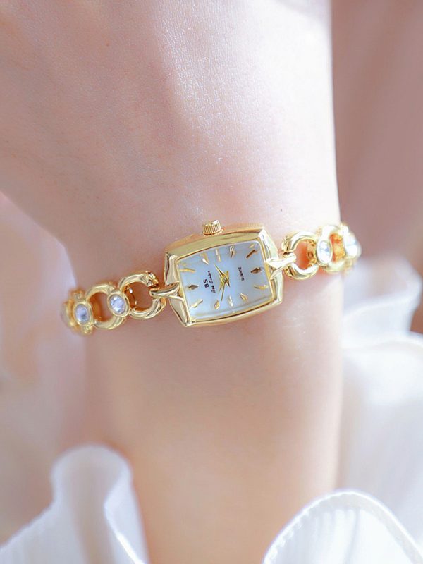 Fashion Quartz Watch Diamond Bracelet